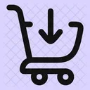 Shopping Cart Check In Icon