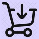 Shopping Cart Check In Icon