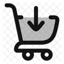 Shopping Cart Check In Icon