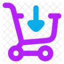 Shopping Cart Check In Icon