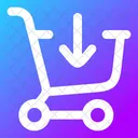 Shopping Cart Check In Icon