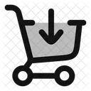 Shopping Cart Check In Icon