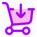 Shopping Cart Check In Icon