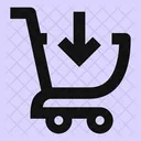 Shopping Cart Check In Icon