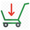 Shopping Cart Trolley Arrow Icon