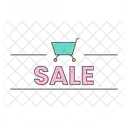 Shopping cart sale  Icon