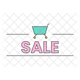 Shopping cart sale  Icon