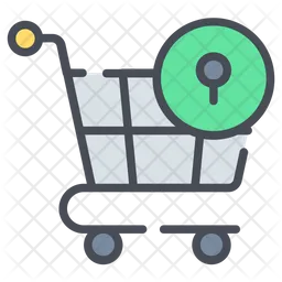 Shopping cart security  Icon