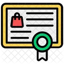Shopping Certificate  Icon