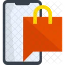 Shopping Chat Message Communication Icon