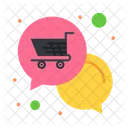 Shopping Chat Shopping Message Shopping Chatting Icon