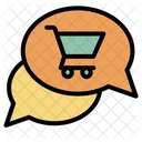 Shopping Chat Message Chat Icon
