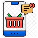 Shopping Chat Shopping Message Shopping Conversation Icon