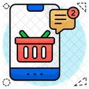 Shopping Chat Shopping Message Shopping Conversation Icon