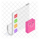 Shopping Checklist Tasks Icon