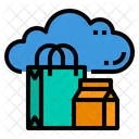 Shopping Business Marketting Cloud Icon
