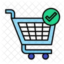 Shopping Done Shopping Cart Commerce Icon
