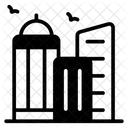 Complex Mall Shopping Center Icon