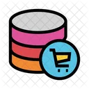 Database Cart Storage Icon