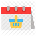 Shopping Shopping Schedule Ecommerce Icon