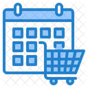 Shopping Date Shopping Cart Icon