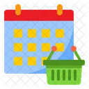 Shopping Date Basket Shopping Icon