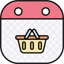 Shopping Date  Icon