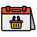 Shopping Date  Icon