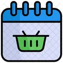 Shopping Day Calendar Shopping Icon