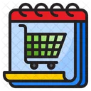 Shopping Day Shopping Cart Icon