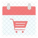 Shopping Day Shopping Schedule Trolley Icon