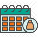 Shopping Day Day Shopping Schedule Icon