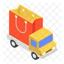 Shopping Delivery Road Freight Delivery Van Icon