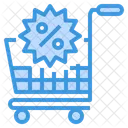 Discount Cart Shopping Icon