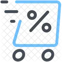 Discount Shopping Parcel Icon