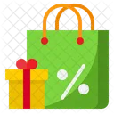 Shopping Discount Gift Bag Icon