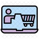 온라인 쇼핑 카트  아이콘