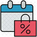 Shopping Discount Day  Icon