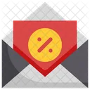 Shopping Discount Email  Icon