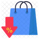 Shopping Discount Shopping Sale Shopping Bag Icon