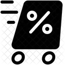 Discount Shopping Parcel Icon
