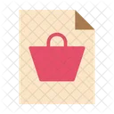 Shopping Document  Icon