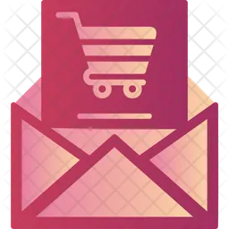 Shopping email  Icon