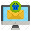 Shopping Email  Icon