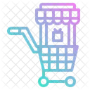 Magasiner En Ligne Surveiller Icône