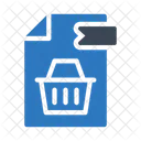 File Document Basket Icon