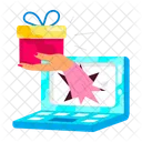 Shopping Gift Customer Loyalty Surprise Gift Icon