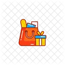 Shopping Goods Grocery Basket Shopping Icon