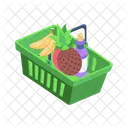Grocery Shopping Cart Icon