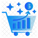 Shopping Growth  Icon